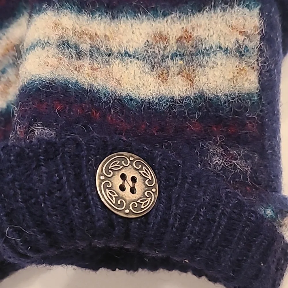 Upcycled Handmade Wool Boutique Mittens
